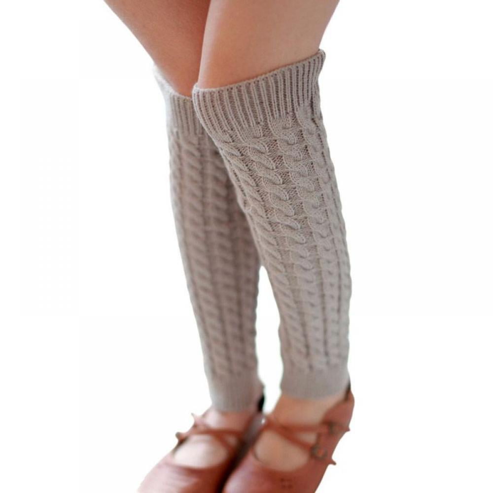 Leg Warmers Winter Classic Solid Patterns Stretchable Knitting Socks Accessories Leg Warmers Winter Classic Solid Patterns Stretchable Knitting Socks Accessories