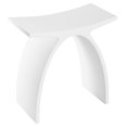 thumbnail image 1 of Ancona 17” Bathroom Shower Bench in Pure Acrylic Stone, 1 of 7