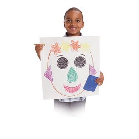 UPC: 0066960482300 | Roylco Teach Me Shapes: Rubbing Plate Shapes  Pack of 16