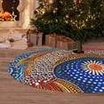 thumbnail image 6 of Pofeuu Colorful Dot Art Fish Print Christmas Tree Skirt, Merry Christmas Skirt Xmas Tree Ornaments for Xmas Holiday Party Decorations-48", 6 of 7