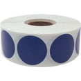 thumbnail image 1 of Étiquettes de Codage Couleur Bleu Marine 1 Pouces Rond - Lot de 500 InStockLabels.com, 1 of 1