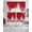 Red, variant on Christmas Red Swag Kitchen Curtains Sets for Windows 24 Inch Length, White Xmas Tree Elk Winter Snowflake Short Window Curtain Panels Swags Valances and Tiers 3 Piece Set for Cafe/Dining Room