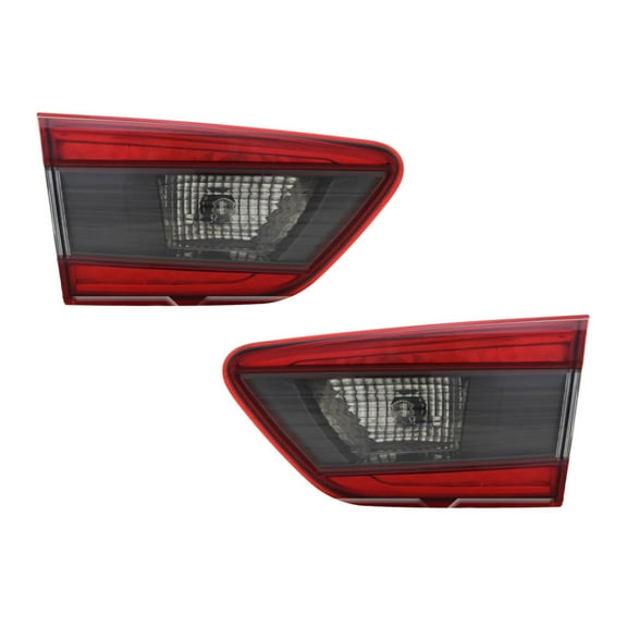 KarParts360 For Subaru Crosstrek 2020 2021 2022 2023 Tail Light Driver And Passenger Side | Pair | CAPA | Red And Clear Lens | ABS Plastic Housing | With Bulbs | Replacement For SU2802112C, SU2803112