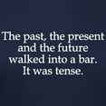 thumbnail image 3 of CafePress - Past Present Future Tense Women's Dark T Shirt - Women's Traditional Fit Dark T-Shirt, 3 of 4
