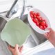 thumbnail image 4 of Snack Bowl con Shell Holder Plato doble Tuerca Bowl para Pistachos Cacahuetes Semillas de girasol Edamame Cerezas Dulces (Color al azar), 4 of 7