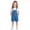 j4-Sky Blue, variant on LIIPEE Girls Suspender Shorts Casual Summer Solid Color Elastic Waist Loose Fit Beach Party Children Pockets Fashion Versatile Comfortable Cute Shorts,10-11 Years