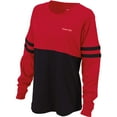 thumbnail image 2 of Women's Red/Black Texas Tech Red Raiders Pom Pom Long Sleeve Jersey, 2 of 3