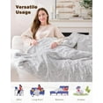 thumbnail image 5 of Heated Blanket Twin Size 62"x84", Eelectric Blanekt with 9 Heating Levels & 1-10H Timer, Fast Heating, Auto Off, Fluffy Cozy Machine Washable Bedding, ETL Certified (Brushed White), 5 of 8