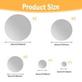 thumbnail image 2 of Threns 21Pcs Mirror Wall Stickers Removable Adhesive Acrylic Mirror Wall Decal DIY Round Mirror Decals, 2 of 8