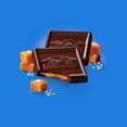 GHIRARDELLI Dark Chocolate Candy 2 SQUARES with Sea Salt Caramel Filling, 1.06 oz Bar pack of 6