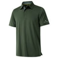 thumbnail image 2 of SYLCLEG Mens Polo Shirts Short Sleeve Casual Solid Stylish Dry Fit Performance Designed Collared Golf Polo Shirts for Men,Olive Green,XL, 2 of 6