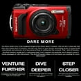 thumbnail image 3 of Olympus Tough TG-7 12 MP Digital Camera with F2.0 Lens and TruePic VIII Image Processor (Red) Bundle with Underwater Camera Housing for TG-6 and TG-7 Cameras (Red and Black) (2 Items), 3 of 8