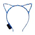 thumbnail image 1 of Diadema LED azul con forma de oreja de gatito, 1 of 1