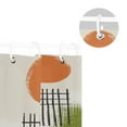 thumbnail image 5 of Sunset Art Pattern Design 72x72 Waterproof Shower Curtain Liners Durable Metal C-Hooks Fade-Proof Thermal Print Anti-Splash, 5 of 5