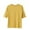 Yellow, variant on ABATAB Womens Pajamas Tops Half Sleeve Crew Neck Plain Summer Sleep Shirt Fashion Casual Basic Comfy Sleepwear