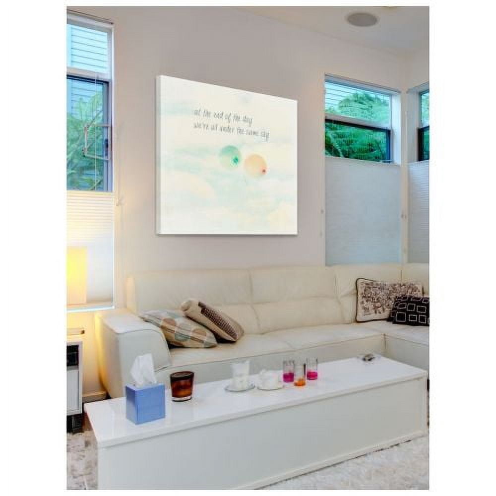 "At the End of the Day" Painting Print on Wrapped Canvas