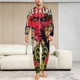 thumbnail image 2 of Cobra Kai Jumpsuit for Men Women Hooded Flannel Onesie Rompers Soft Cozy Loungewear Home Pajamas L, 2 of 7