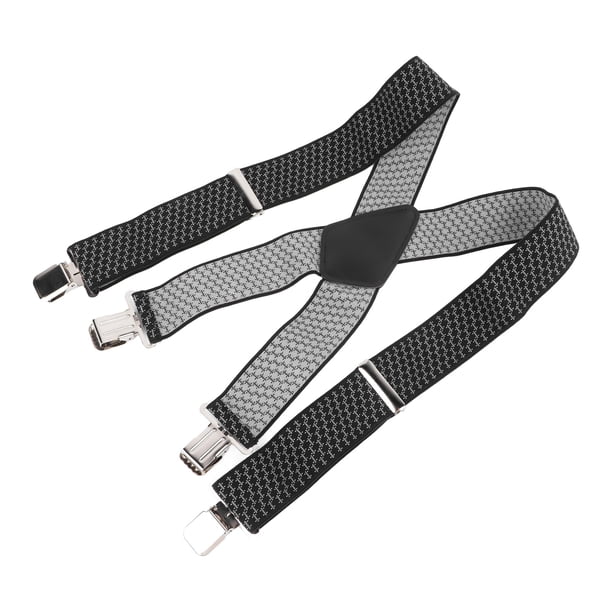 Tirantes De Vestir Para Hombres, Tirantes Para Hombres Correa Elástica X Estructura Trasera Simple Y Elegante 2 Pulgadas De Ancho Para Oficina