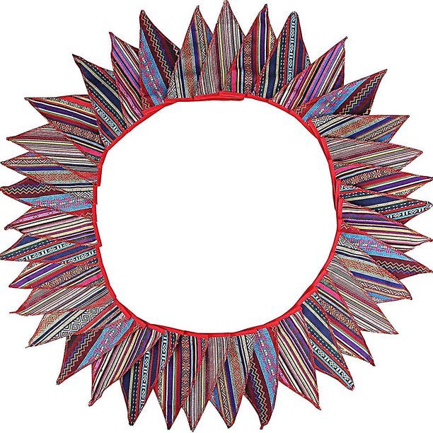 Banderín de 15m, banderín de tela bohemia, bandera triangular, banderín Vintage, banderín colgante Compatible con boda
