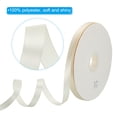 thumbnail image 3 of Uxcell 1/2" W x 100 Yards Polyester Satin Ribbon, Perfect for Craft Wedding Decor Party Hair Bow, Beige, 3 of 6