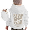 thumbnail image 4 of Tween Girls Hoodies Sweatshirts Kids Hoodie Letter Long Sleeve Pocket Hoodie Jacket Clothing White Size 10-11T, 4 of 4