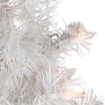 thumbnail image 2 of Northlight 2' Pre-Lit Slim Tinsel Artificial Christmas Tree- Clear Lights, 2 of 5
