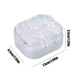 thumbnail image 3 of RuiJiao Clearance Portable Mini Drug Box Sealed And Damp Proof Suitable For Three Meals Day Days Week Eight Lattice Drug Packaging Storage Box, 3 of 6