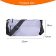 thumbnail image 2 of Riñonera impermeable, bandolera deportiva, plegable, ligera, de nailon, para viajes, informal, con monedero adicional para adultos y adolescentes, 2 of 5