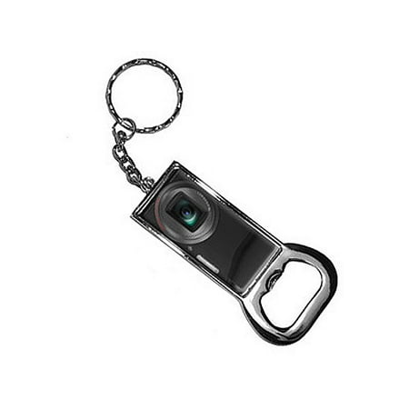 Tech Bottle Opener Keychain - Point And Shoot Camera Design Bottle Opener Keychain