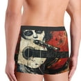thumbnail image 3 of Uemuo Abstract Skull Guitar Art Pattern Men's Boxer Briefs,Trunk Anti-Chafing,Comfortable, Durable, and Stylish Underwear-Small, 3 of 9