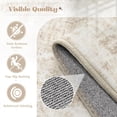 thumbnail image 6 of Area Rug 8x10 Washable Rug, Vintage Boho Medallion Rugs Non-Slip Soft Low Pile Large Distressed Rug Indoor Retro Carpet for Living Room Bedroom Dining Room Office Children's Room(Beige, 8'x10'), 6 of 8