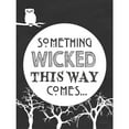 thumbnail image 3 of Lettered and Lined 12x14 Black Modern Framed Museum Art Print Titled - Something Wicked This Way Comes, 3 of 5