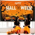 thumbnail image 5 of KatchOn, XtraLarge Happy Halloween Banner - 72x44 Inch | Spooky Happy Halloween Backdrop | Orange and Black Halloween Party Decorations | Halloween Pumpkin Banner for Halloween Decorations Outdoor, 5 of 5