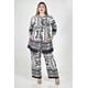 thumbnail image 1 of Set de estampado geometrico Roman Fashion /Tallas Extras, 811 (Negro) negro 38, 1 of 6