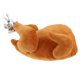 thumbnail image 5 of 1 almohada navideña de pavo de peluche, calentador de manos, para sofá o silla., 5 of 7
