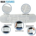 thumbnail image 4 of Lower Back Brace and Support Belt for Men and Women Adjustable Compression Band with 3 Bones for Pain Relief, 4 of 6