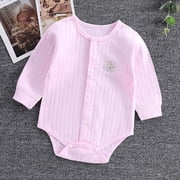 JMYHOAM Baby Onesie Baby Carrier Wrap Sling for Newborns Bodysuit Long Sleeves Four Seasons Children's Clothes Cotton Pajamas Romper Crawling Clothes (0 Months)