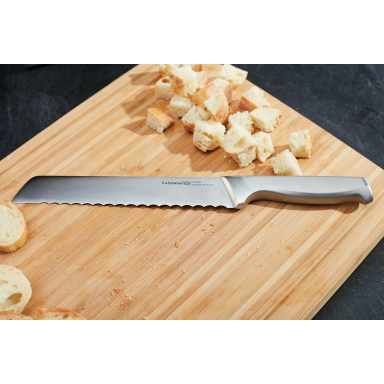 Calphalon Kitchen Knife Set with Self-Sharpening Block, 15-Piece Classic  High Carbon Knives Review 