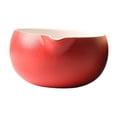 thumbnail image 3 of TISHITA Matcha Bowl Ceramic Accessories with Pouring Spout ing Bowl Tea Bowl for Home Office Tea Room Gift for Matcha Lover Red, 3 of 8