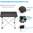 thumbnail image 3 of Mesa plegable portátil Ledeak, mesa de camping de aluminio, ultraligera con bolsa, fácil de transportar, mesa plegable, perfecta para acampar, hacer picnic, cocinar, jardín, senderismo, viajes, 3 of 6