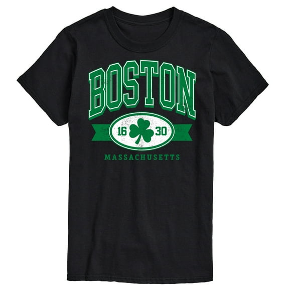 Instant Message - Boston Mass Clover - Men's Short Sleeve Graphic T-Shirt