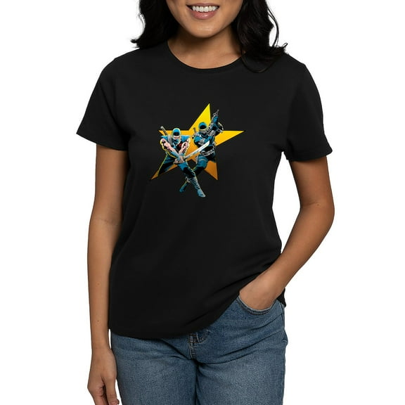 CafePress - G.I. Joe Storm Shadow And Sn Women's Value T Shirt - Women's Traditional Fit Dark T-Shirt