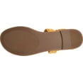thumbnail image 6 of Women's Journee Collection Lucinda Ankle Strap Flat Sandal Mustard Microsuede Fabric 10 M, 6 of 6