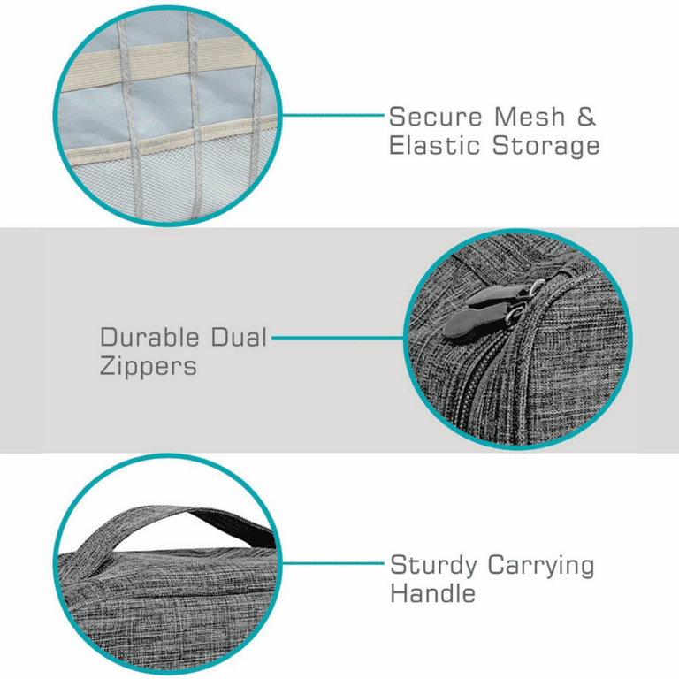 Maxell Soft Shell Electronic Carrying Case with Mesh Pockets, for