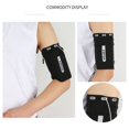 thumbnail image 2 of Reflective Armband Wristband for Cellphone Running - Cell Phone Wrist Band Sleeve Arm Bag - Sports Stretchy Spandex Arm Band Strap Holder Pouch Case for Yoga Walking Hiking Running Elastic, 2 of 8