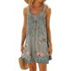 thumbnail image 1 of WILLBEST Vestido Largo Informal De Verano Para Mujer, Estilo Vintage Con Estampado De Flores, Plisado, Sin Mangas, Con Tirantes Para Playa Y Vacaciones, 1 of 3