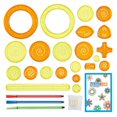 thumbnail image 1 of Magic Ruler Kaleidoscope Painting Set Magic Ruler Drawing Toy Educational, 1 of 1