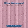 thumbnail image 5 of Elaine Karen Vinyl Shower Curtain Liner Premium PVC-Free Shower Liner, 72"W x 72"H (Pink), 5 of 8