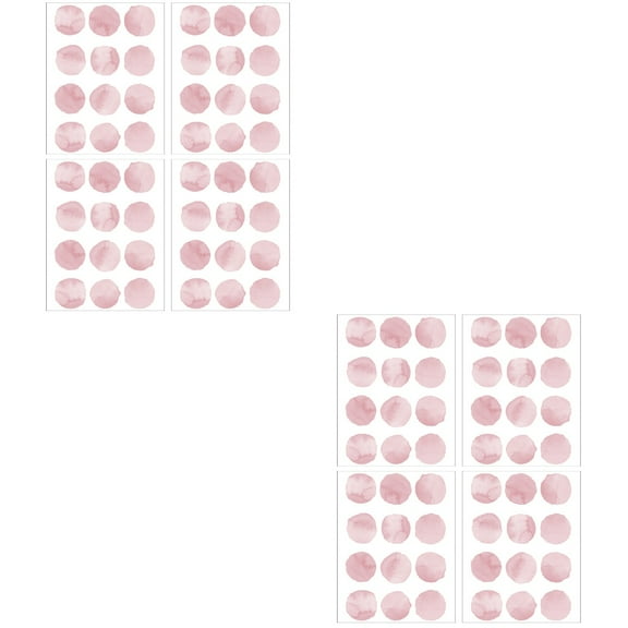 2 Pieces Wall Stickers for Girls Bedroom Wallpaper Decorations Pink