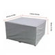 thumbnail image 5 of Funda para muebles para exterior, interior, mesa, sofá, silla, protector, impermeable, a prueba de rayos UV, a prueba de viento, cubierta antipolvo, 230x165x80cm sidaley HA001768-09, 5 of 6
